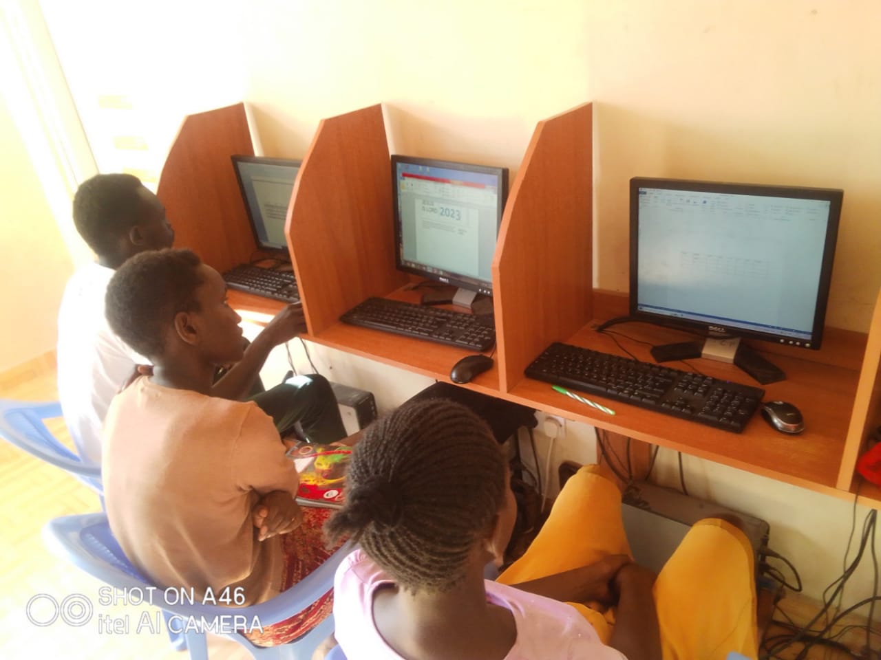 Children engaged in learning